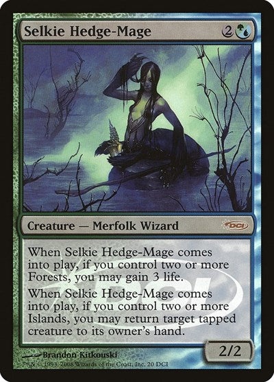 Selkie Hedge-Mage (Promos: WPN and Gateway) Medium Play Foil