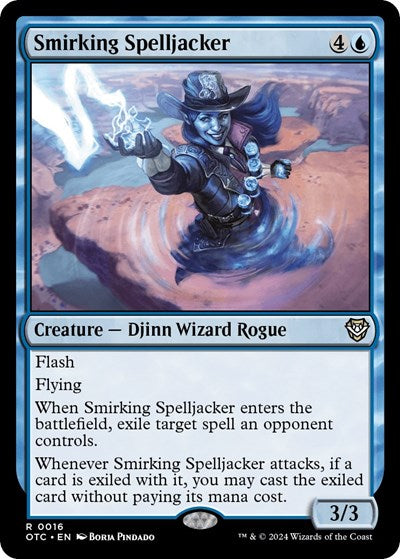 Smirking Spelljacker (Commander: Outlaws of Thunder Junction) Near Mint