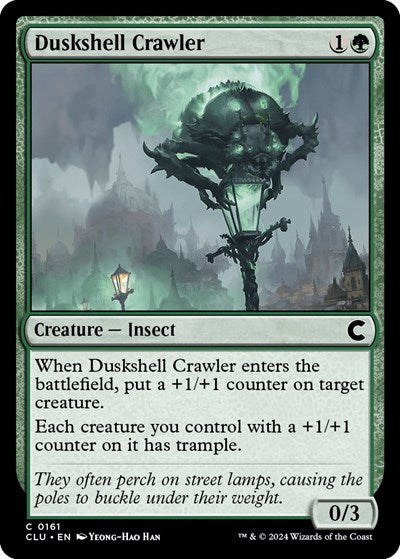 Duskshell Crawler (Ravnica: Clue Edition) Light Play