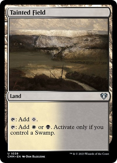 Tainted Field (Commander Masters) Light Play