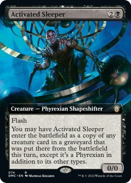 Activated Sleeper (Extended Art) (Commander: Dominaria United) Light Play Foil