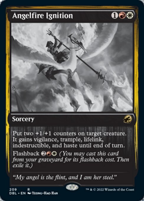 Angelfire Ignition (Innistrad: Double Feature) Light Play Foil