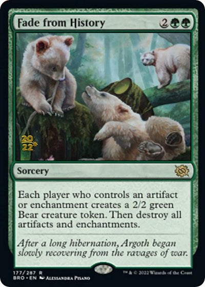 Fade from History (Promos: Prerelease Cards) Medium Play Foil