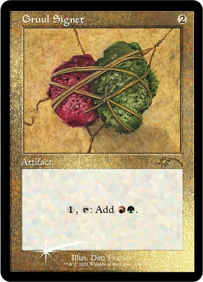 Gruul Signet (Foil Etched) (Secret Lair) Light Play Foil