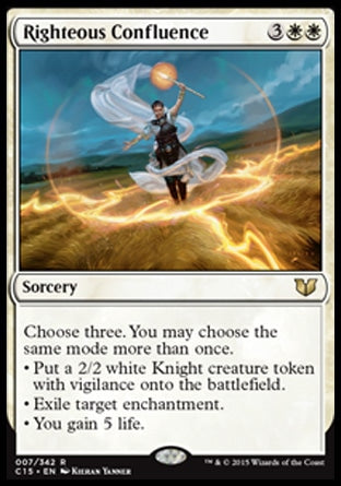 Righteous Confluence (Commander 2015) Medium Play