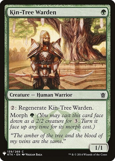 Kin-Tree Warden (Mystery Booster) Light Play