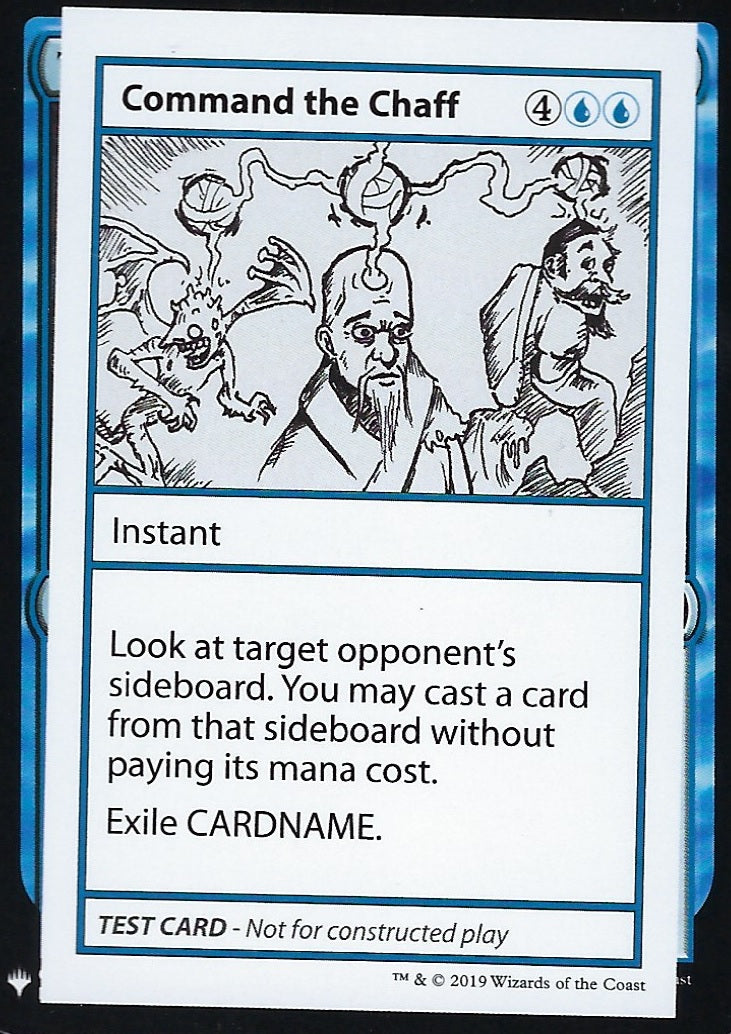 Command the Chaff (Mystery Booster Test Print) Near Mint