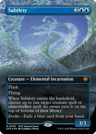 Subtlety (Borderless) (Textured Foil) (Special Guests) Near Mint Foil