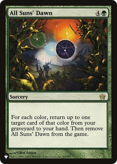 All Suns' Dawn (The List) Near Mint