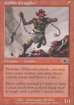 Goblin Grappler (Legions) Light Play