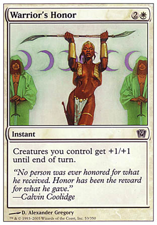 Warrior s Honor|11|0|0.00