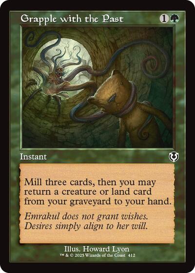 Grapple with the Past (Retro Frame) (Innistrad Remastered) Light Play