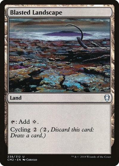 Blasted Landscape (Commander Anthology Volume II) Light Play