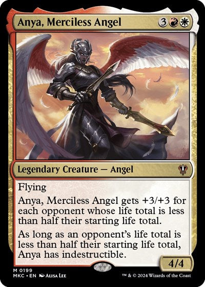 Anya, Merciless Angel (Commander: Murders at Karlov Manor) Light Play