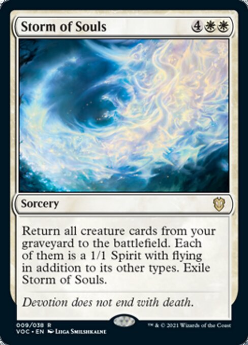 Storm of Souls (Commander 2021 Crimson Vow) Medium Play