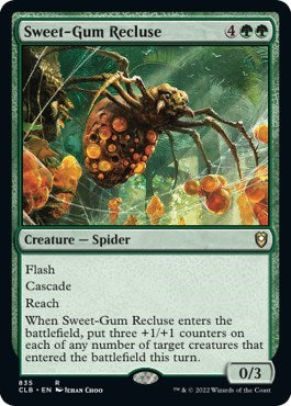 Sweet-Gum Recluse (Commander Legends: Battle for Baldur's Gate) Medium Play