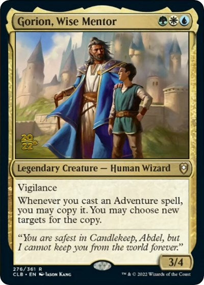 Gorion, Wise Mentor (Promos: Prerelease Cards) Near Mint Foil