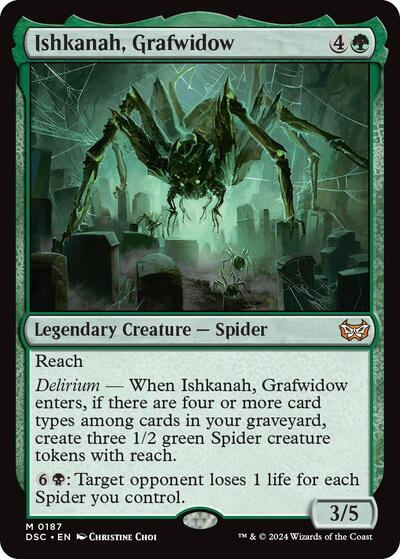 Ishkanah, Grafwidow (Commander: Duskmourn: House of Horror) Light Play