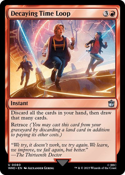 Decaying Time Loop (Universes Beyond: Doctor Who) Near Mint Foil