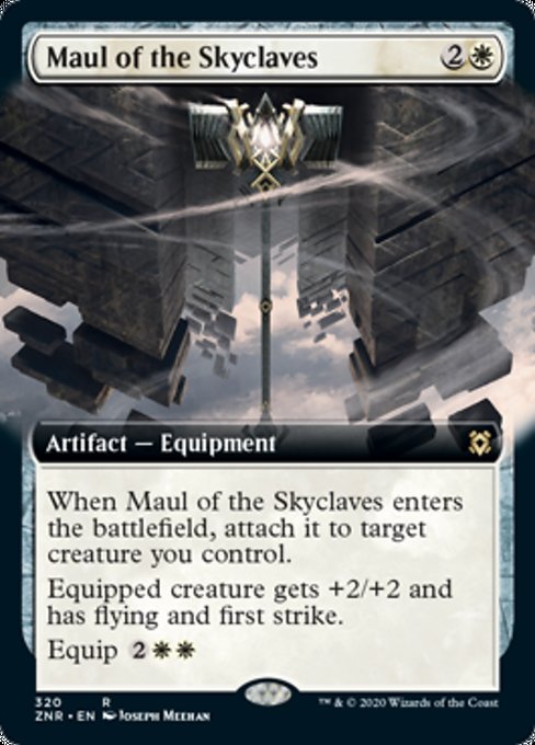 Maul of the Skyclaves (Extended Art) (Zendikar Rising) Near Mint Foil