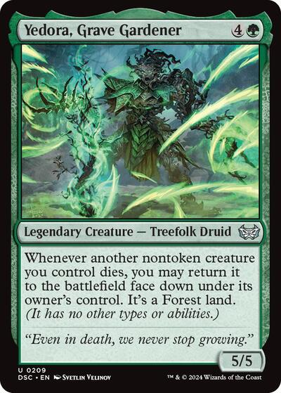 Yedora, Grave Gardener (Commander: Duskmourn: House of Horror) Medium Play