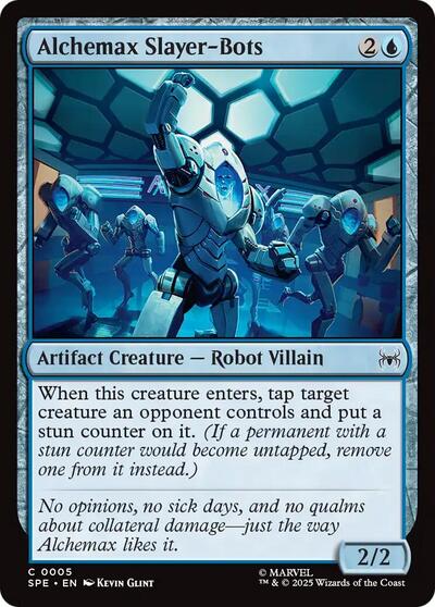 Alchemax Slayer-Bots (Marvel's Spider-Man: Eternal-Legal) Light Play Foil