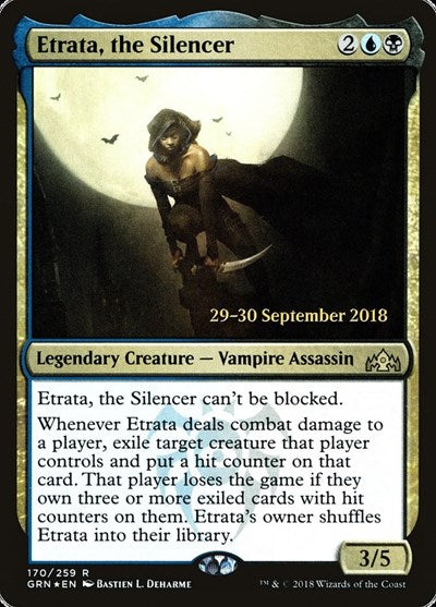 Etrata, the Silencer (Promos: Prerelease Cards) Medium Play Foil
