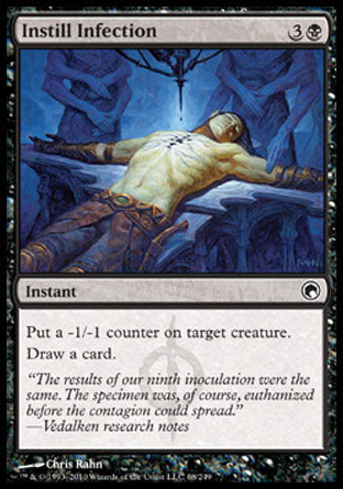 Instill Infection (Scars of Mirrodin) Light Play Foil