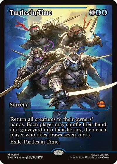 Turtles in Time (Showcase) (Teenage Mutant Ninja Turtles) Light Play Foil