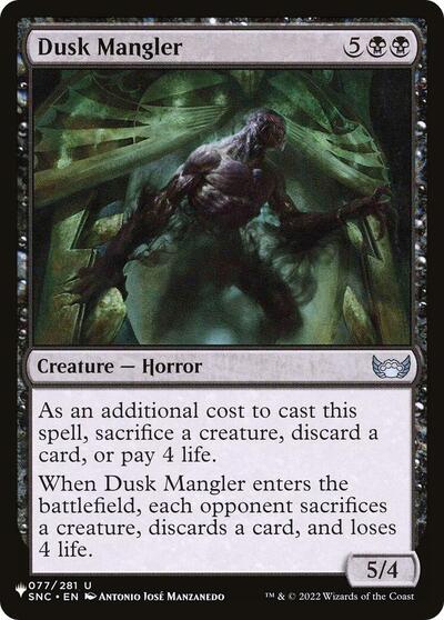 Dusk Mangler (The List) Near Mint