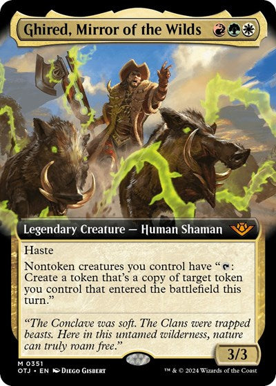 Ghired, Mirror of the Wilds (Extended Art) (Outlaws of Thunder Junction) Light Play