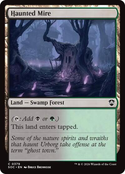 Haunted Mire (Commander: Secrets of Strixhaven) Near Mint