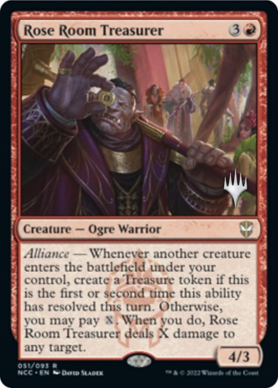 Rose Room Treasurer (Promo Pack: Streets of New Capenna) Near Mint Foil