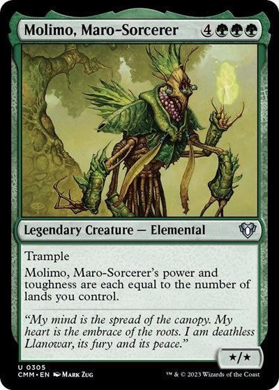 Molimo, Maro-Sorcerer (Commander Masters) Light Play Foil