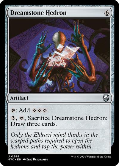Dreamstone Hedron (Ripple Foil) (Commander: Modern Horizons 3) Medium Play Foil