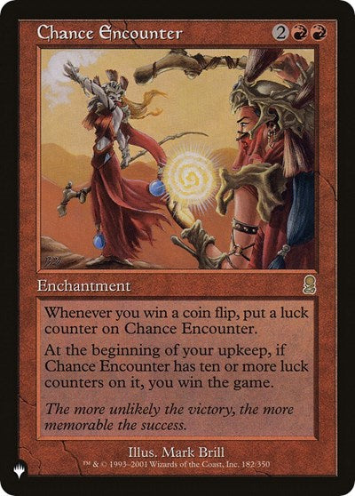 Chance Encounter (Secret Lair Commander: Heads I Win, Tails You Lose) Near Mint