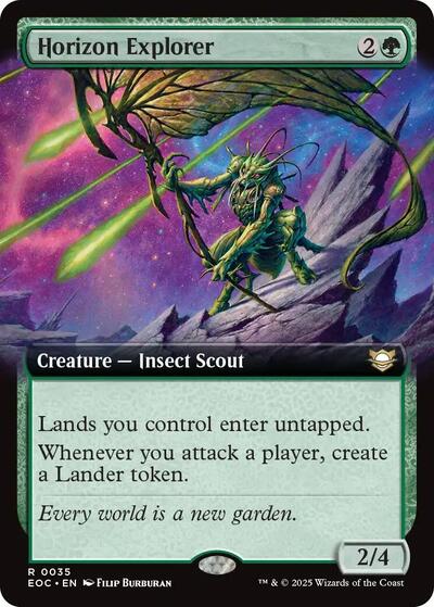 Horizon Explorer (Extended Art) (Commander: Edge of Eternities) Light Play