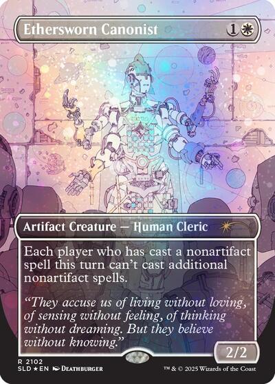 Ethersworn Canonist (Galaxy Foil) (Secret Lair) Light Play Foil