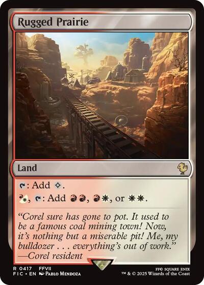 Rugged Prairie (Surge Foil) (Commander: FINAL FANTASY) Near Mint Foil
