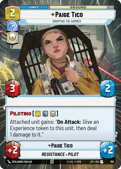 Paige Tico Dropping the Hammer (Hyperspace Foil) (Jump to Lightspeed) Near Mint Foil