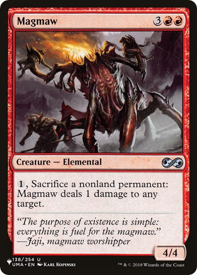 Magmaw (The List) Light Play