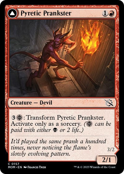 Pyretic Prankster (March of the Machine) Medium Play Foil