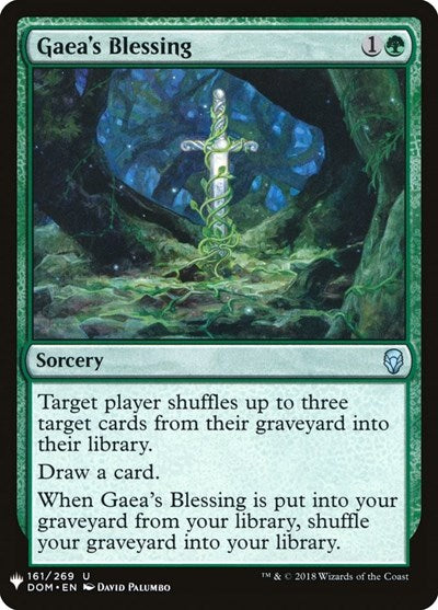 Gaea's Blessing (Mystery Booster) Light Play