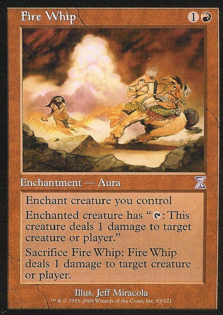 Fire Whip (Time Spiral Time Shifted) Light Play