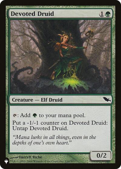 Devoted Druid (SHM) (The List) Near Mint