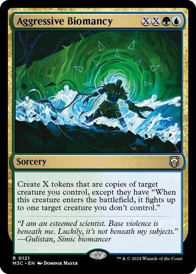 Aggressive Biomancy (Commander: Modern Horizons 3) Light Play