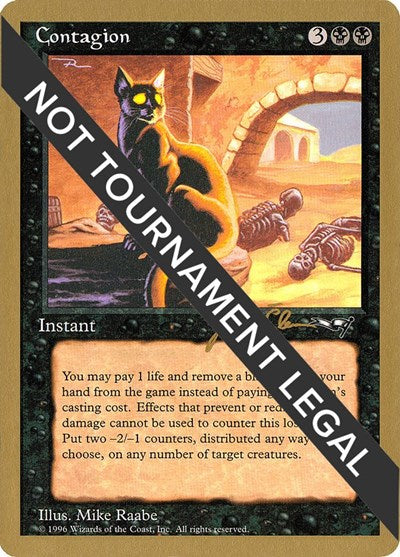 Contagion - 1997 Jakub Slemr (ALL) (World Championship Decks) Light Play
