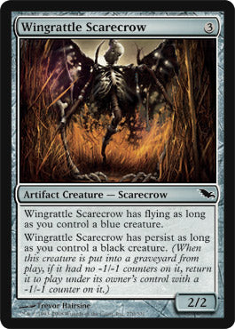 Wingrattle Scarecrow (Shadowmoor) Heavy Play Foil