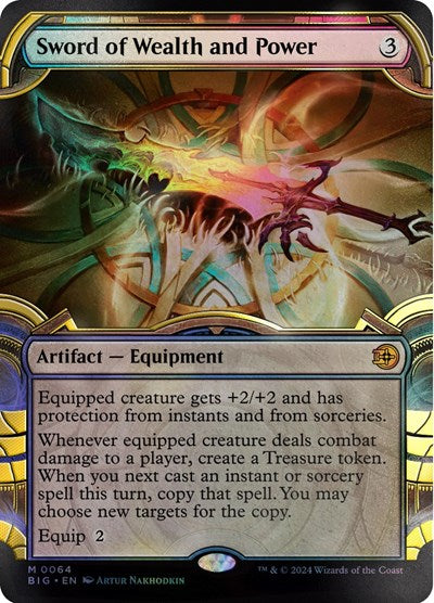 Sword of Wealth and Power Showcase Raised Foil|0|0|0.00