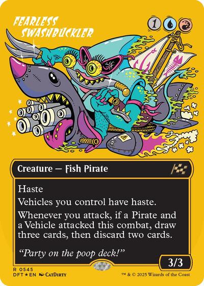 Fearless Swashbuckler borderless First Place Foil|0|0|0.00